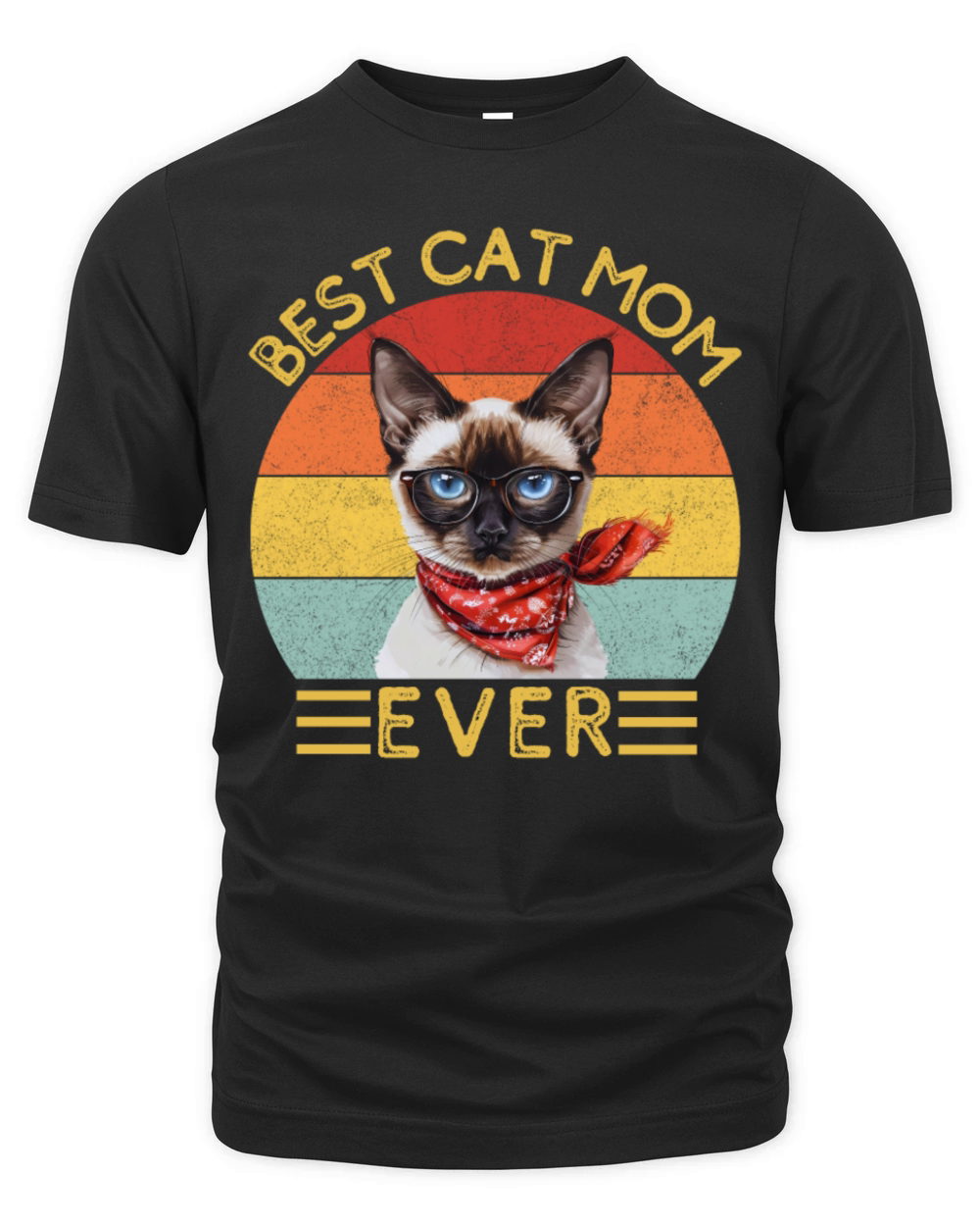Best Cat Mom Ever Siamese Cat Lover Owner Cat Mama Organic Unisex T-shirt