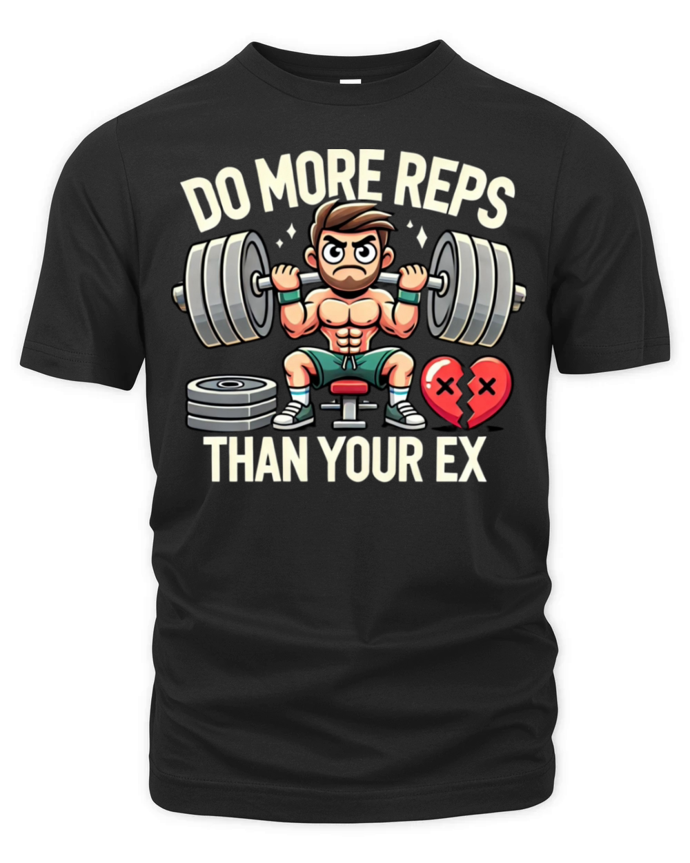 Funny Gym Motivation Lift More Than Your Ex Organic Unisex T-shirt