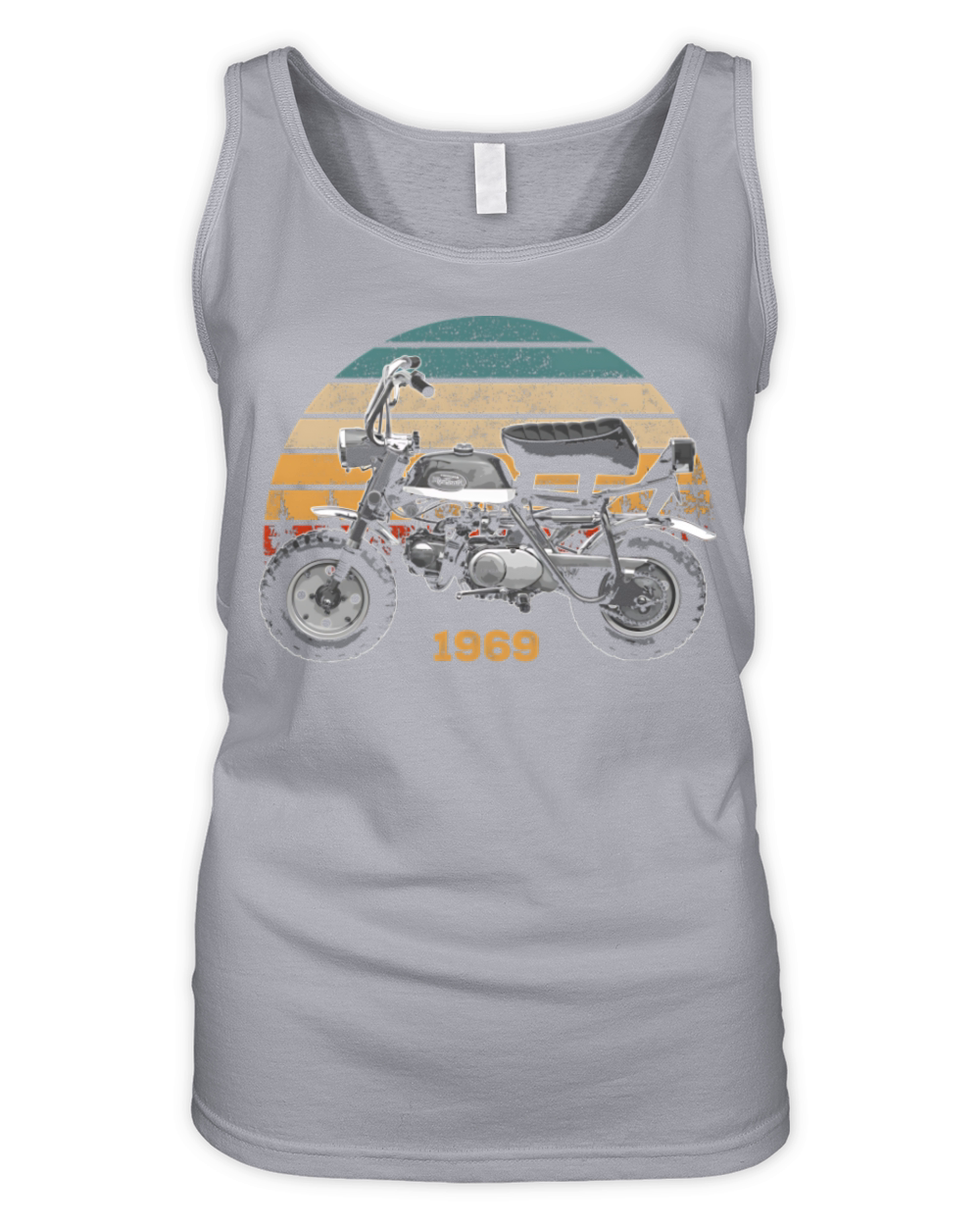 1969 Z50A Monkey Bike Vintage Motorcycle Organic Women's Tank Top