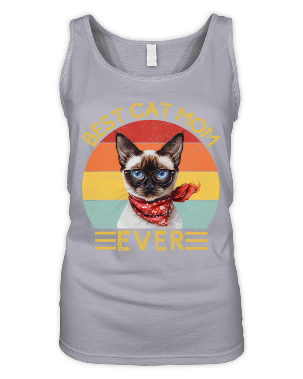 Best Cat Mom Ever Siamese Cat Lover Owner Cat Mama Organic Women's Tank Top