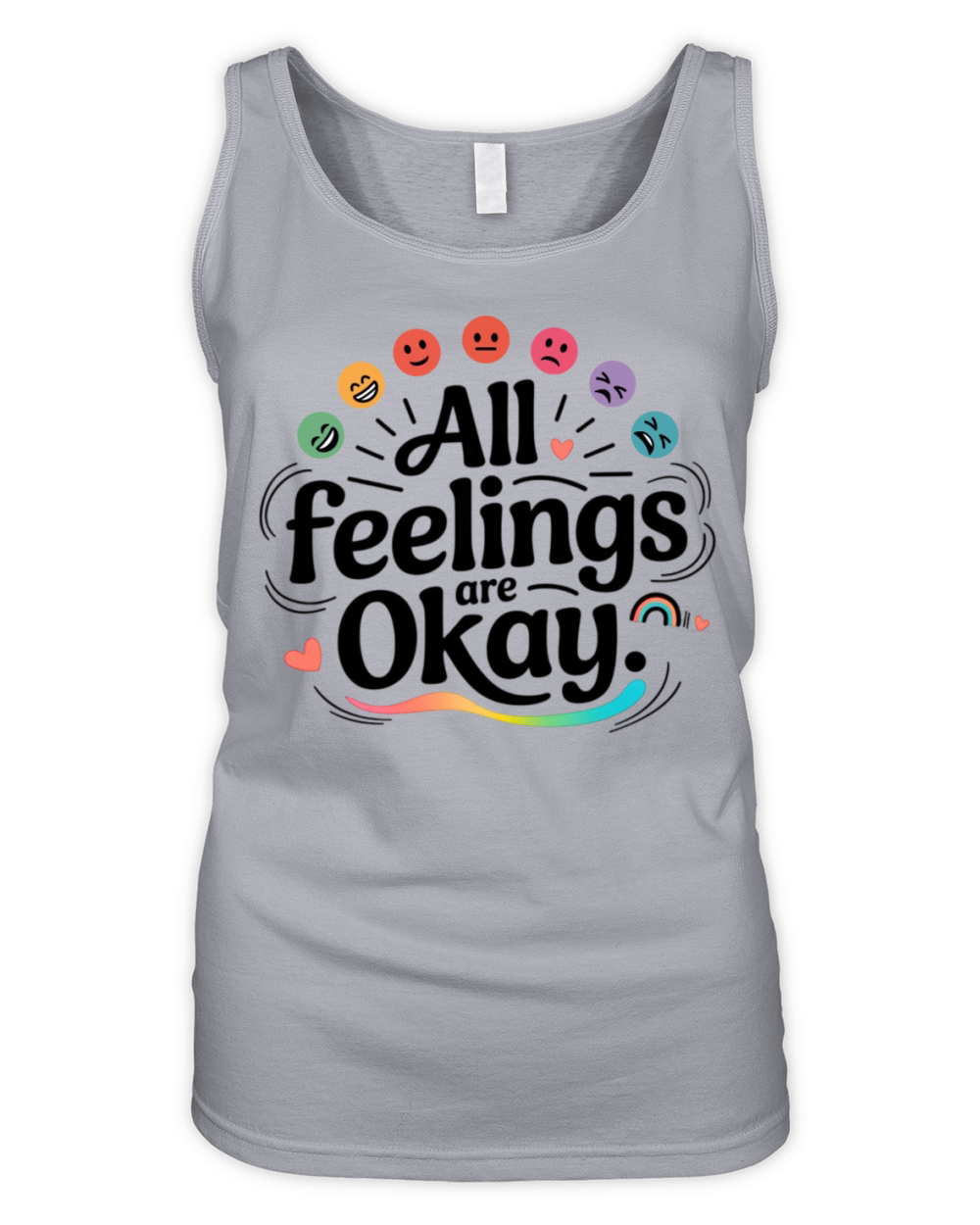 Emotional Well-Being Positive Quote for Therapists Organic Women's Tank Top