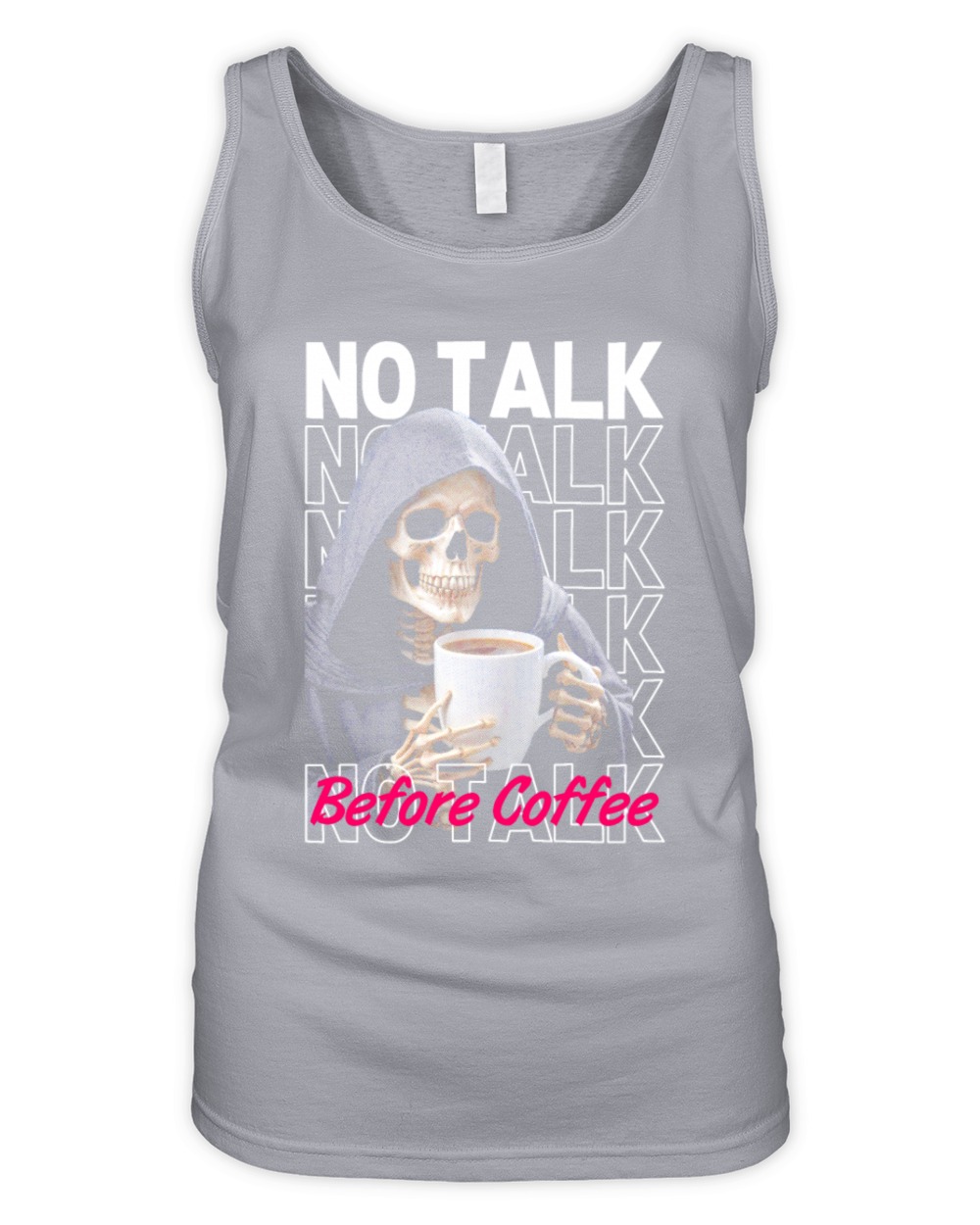 Funny coffee quotes graphic no talk before coffee Organic Women's Tank Top