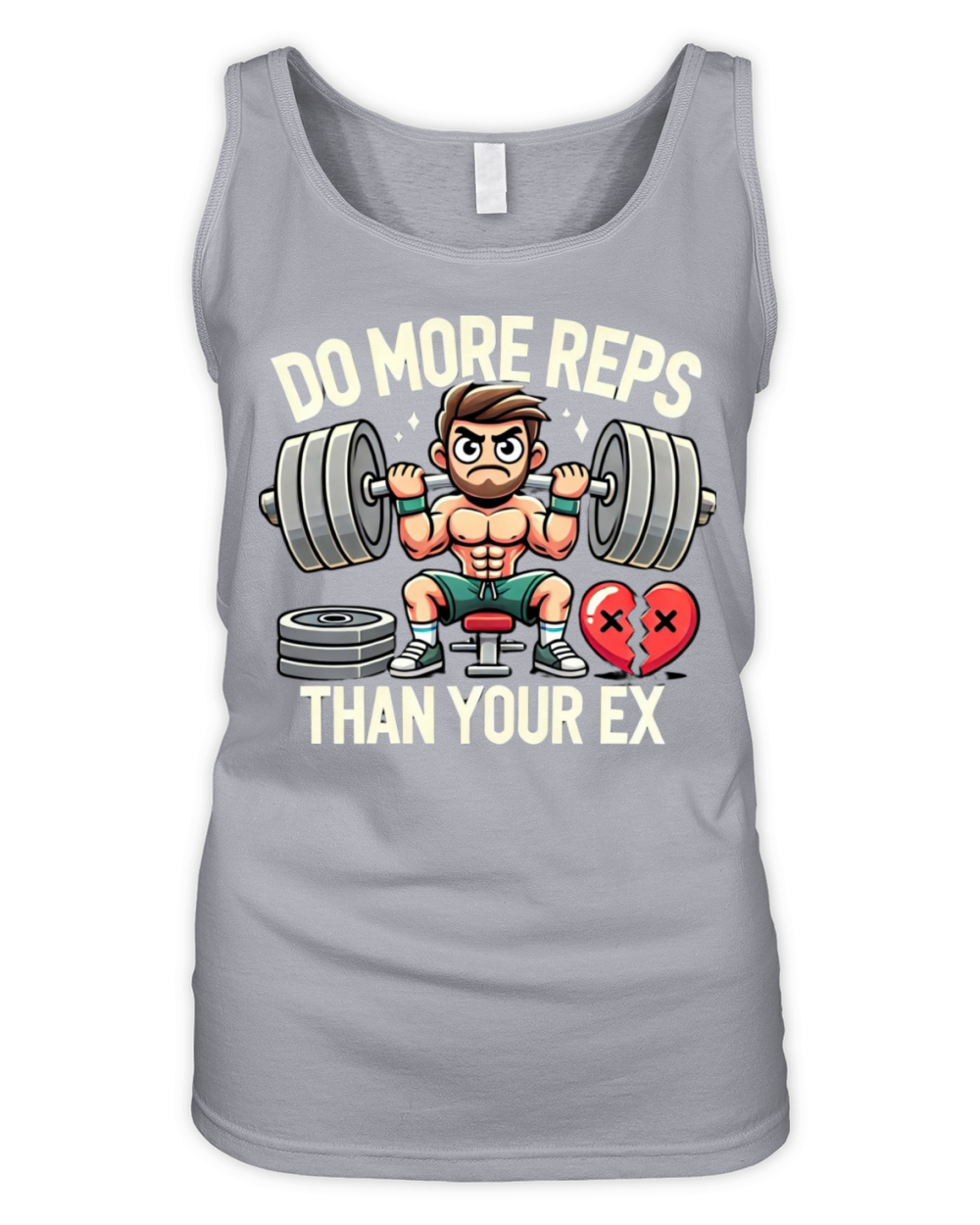 Funny Gym Motivation Lift More Than Your Ex Organic Women's Tank Top