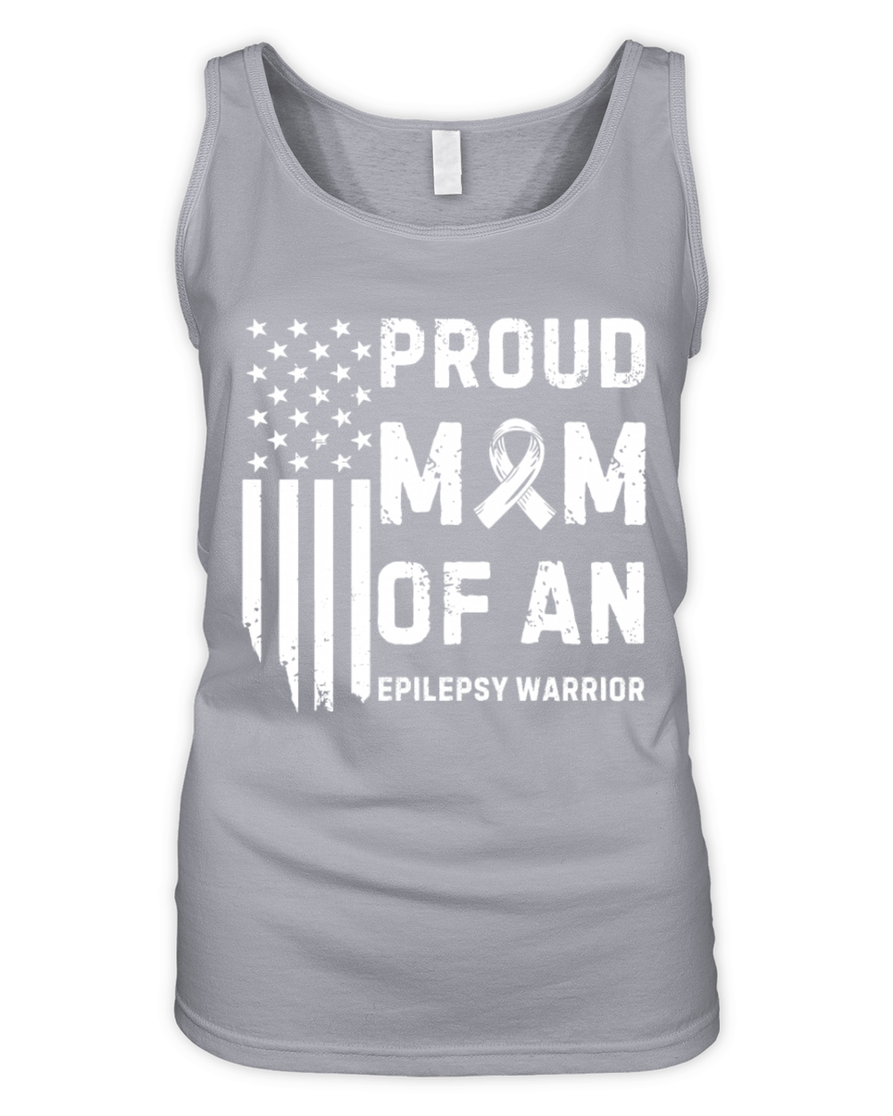 Proud Mom Of An Epilepsy Warrior Epilepsy Awarenes Organic Women's Tank Top