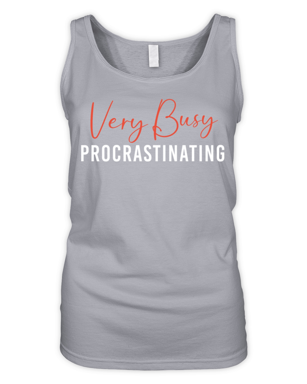Very Busy Procrastinating Funny Procrastinator Organic Women's Tank Top