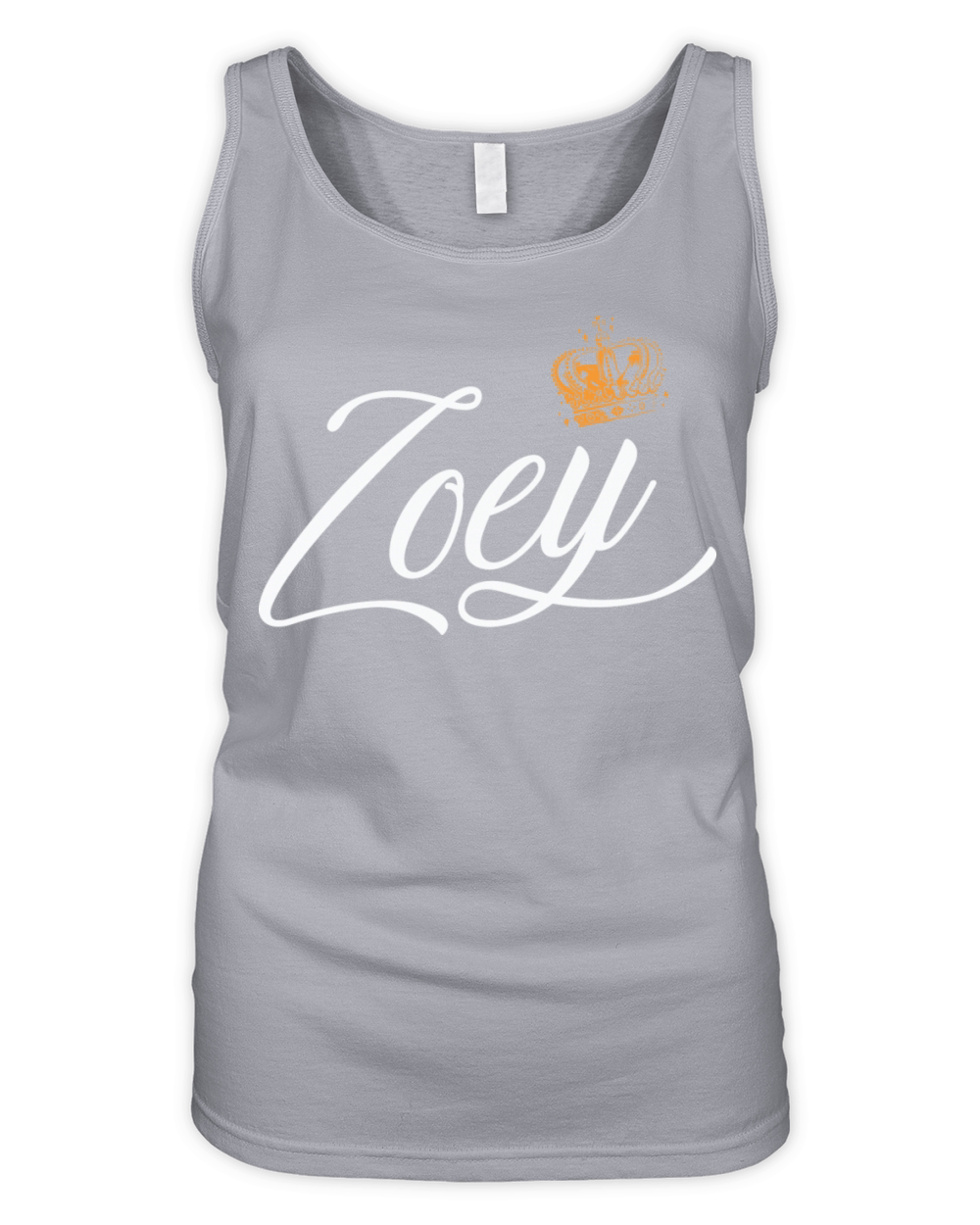 Zoey Name for Women Kids Toddlers - Zoey Custom Organic Women's Tank Top
