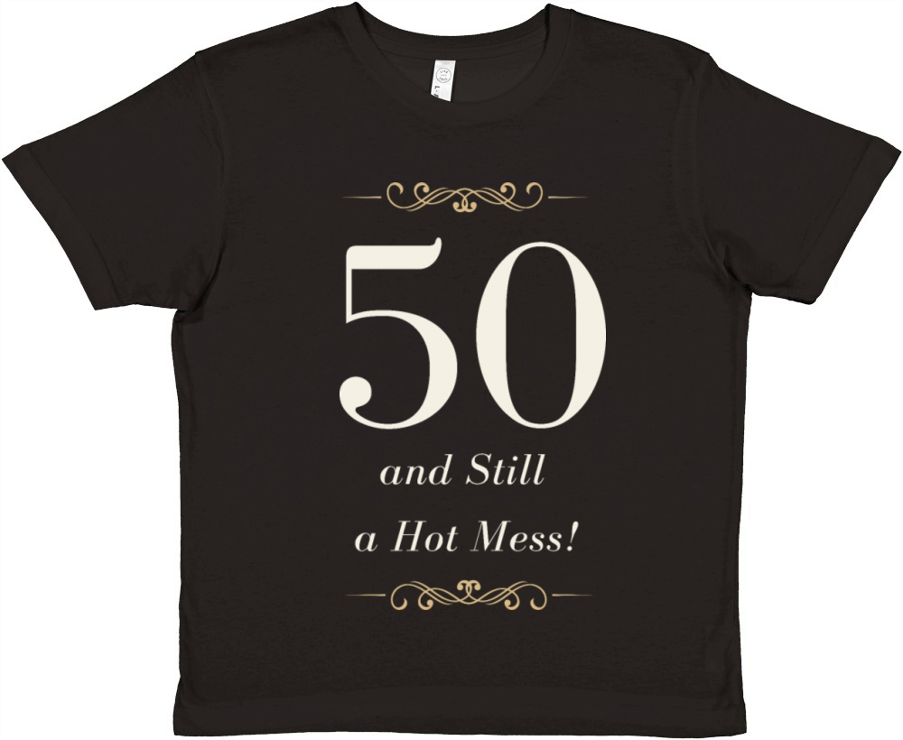 50th birthday shirts for women Premium Kids Crewneck T-shirt