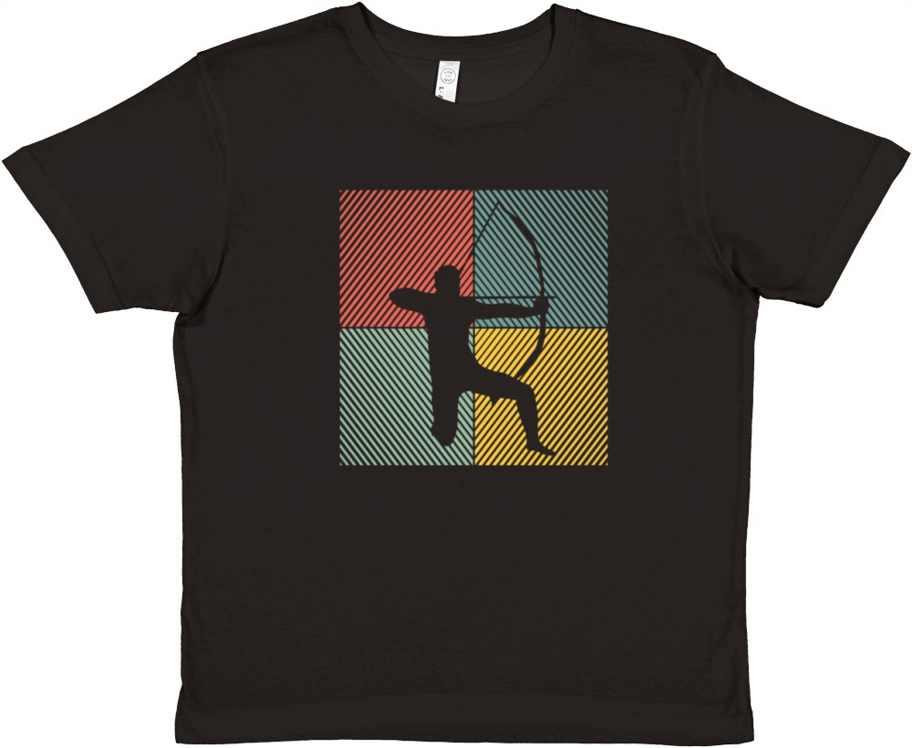 Archer Arrow and bow sports Vintage Archery Premium Kids Crewneck T-shirt