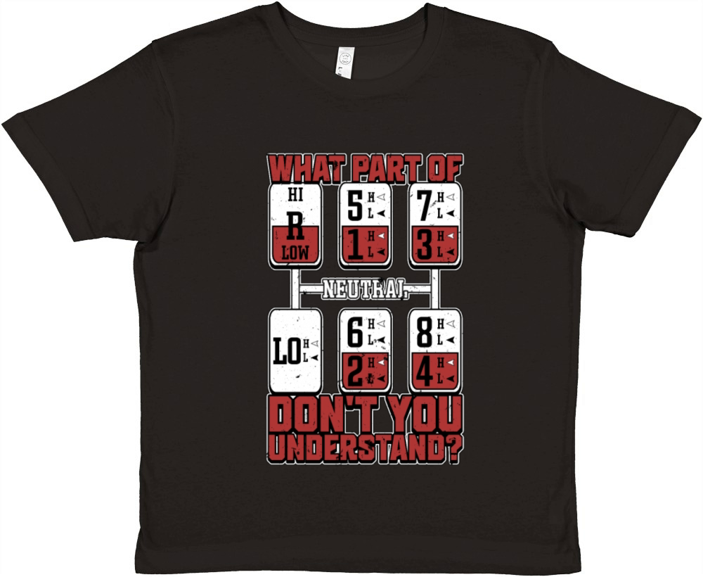 Pickup Truck What Part Of Trucker Off-Road Vehicle Premium Kids Crewneck T-shirt