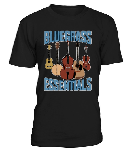 Bluegrass Essentials String Instrument Music Lover T-Shirt Unisex