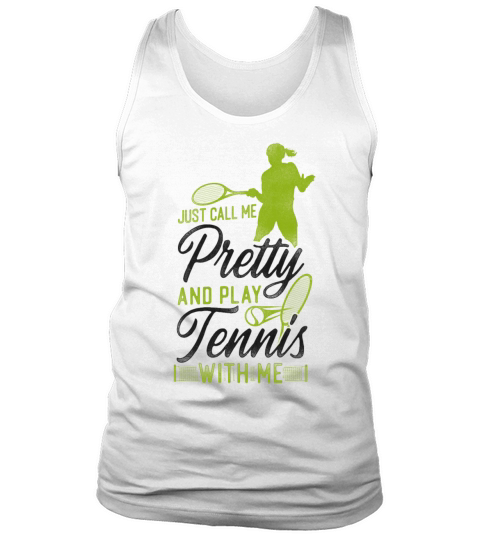 Funny Tennis Player Racket Girl Tank Top Unisex