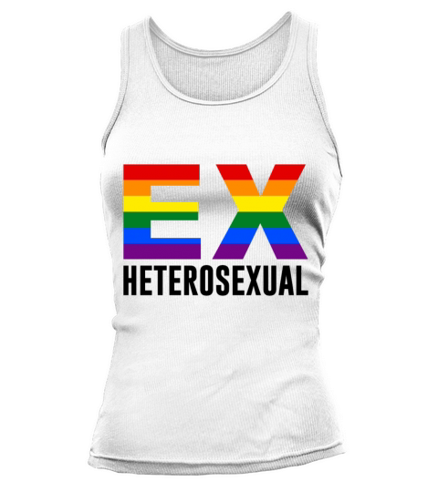 Ex Heterosexual Rainbow Flag LGBT Pride Month Tank top Woman