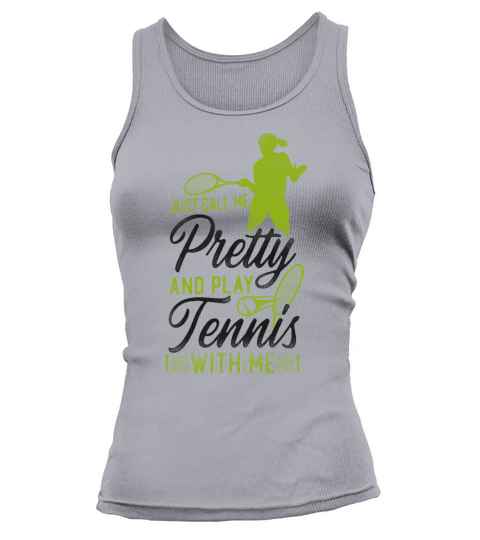 Funny Tennis Player Racket Girl Tank top Woman