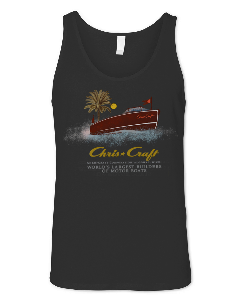 Chris Craft vintage boats Unisex Jersey Tank