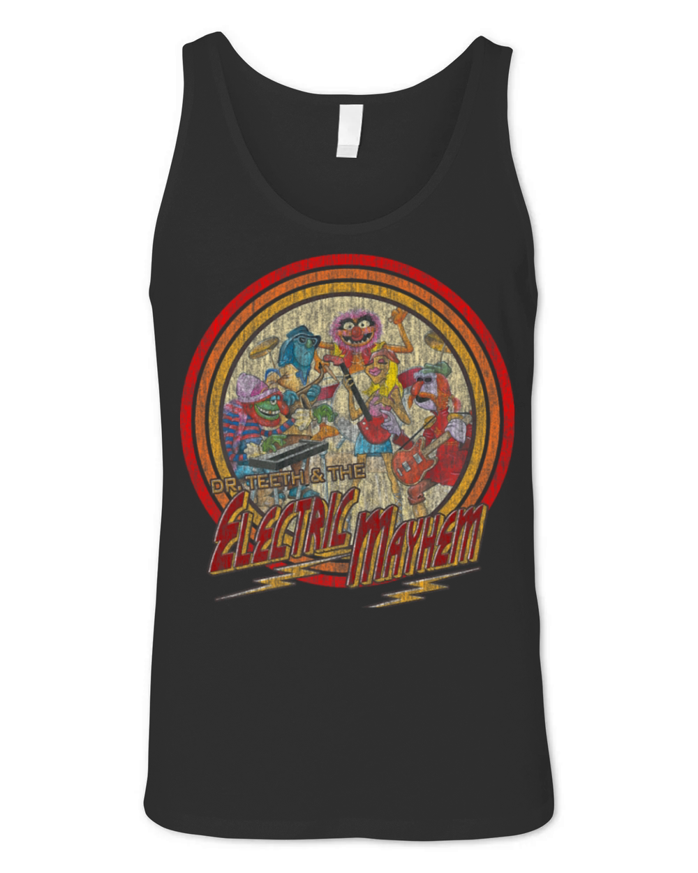 Electric Mayhem Vintage Band Unisex Jersey Tank