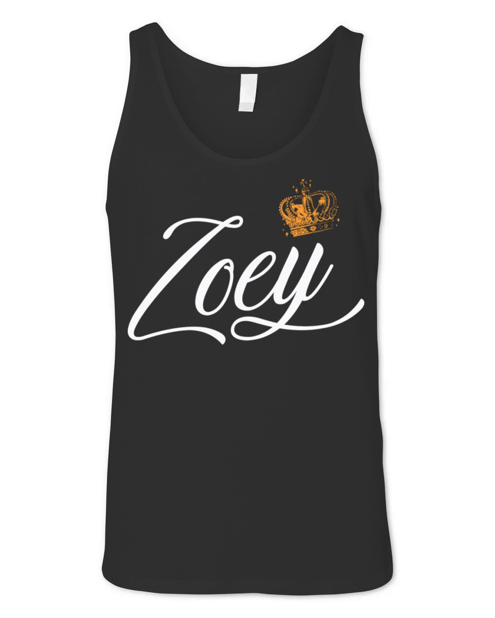 Zoey Name for Women Kids Toddlers - Zoey Custom Unisex Jersey Tank