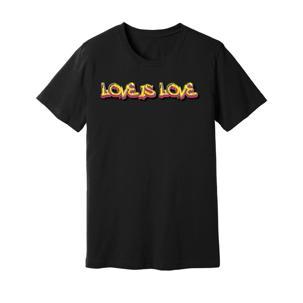 Love is Love - Motivation Quote Unisex Jersey Tee