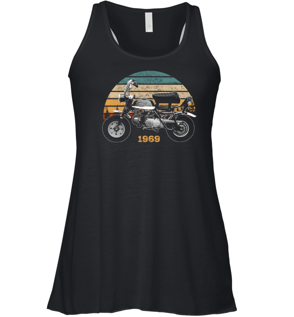 1969 Z50A Monkey Bike Vintage Motorcycle Women's Flowy Tank Top