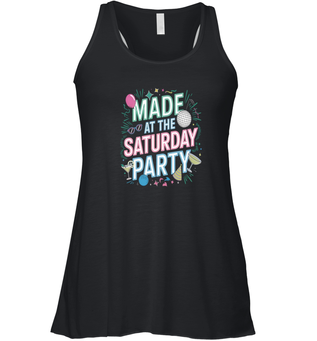 Party vibes - Made at the Saturday Women's Flowy Tank Top