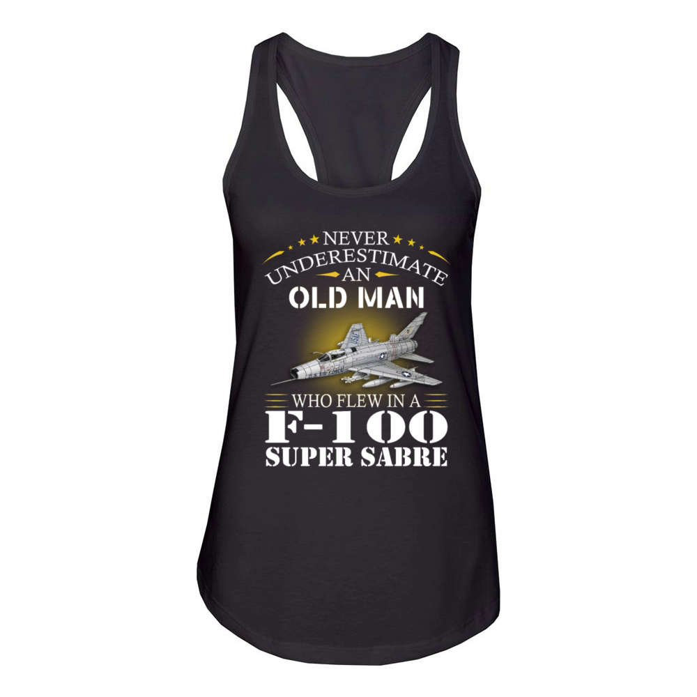 F 100 Super Sabre Women's Racerback Tank