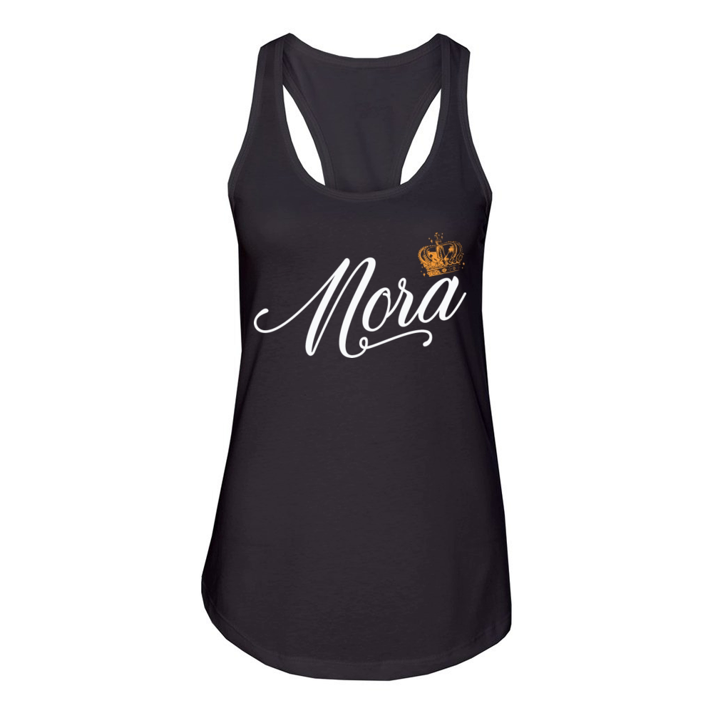 Nora Custom Name for Women Kids Toddlers - Nora Women's Racerback Tank
