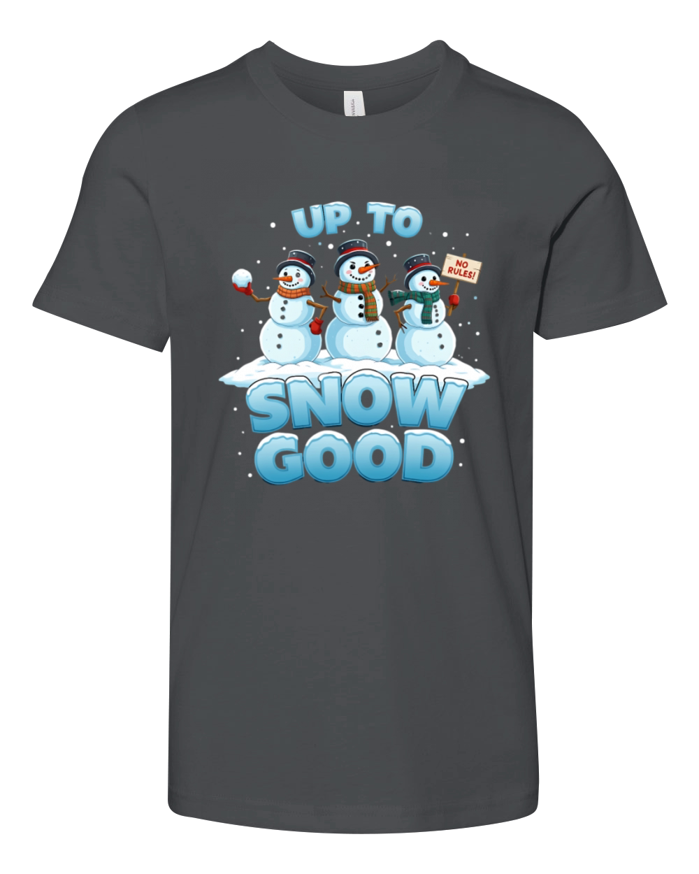 Up To Snow Good Youth Unisex Jersey Tee