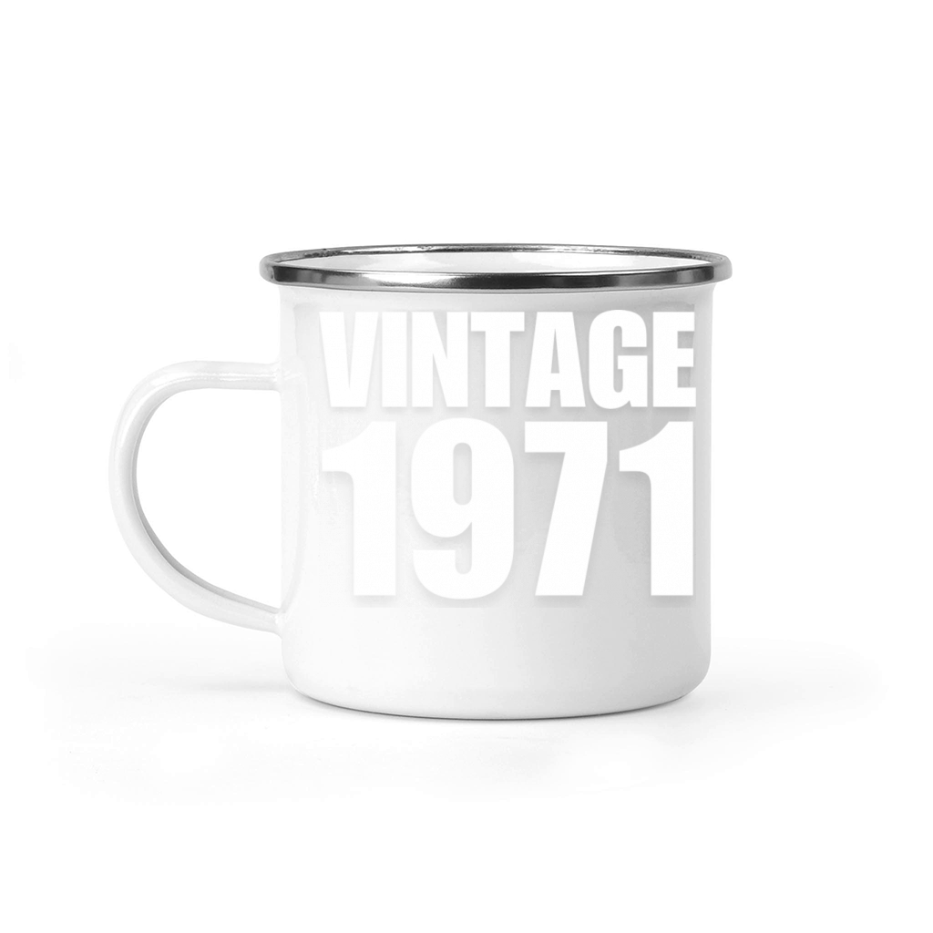 Vintage 1971 Camping Mug