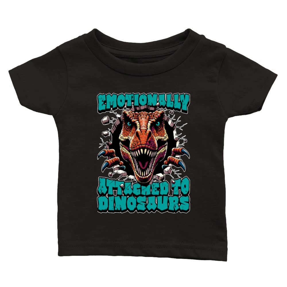 Paleontology Emotionally Attached Fossil Collector Classic Baby Crewneck T-shirt