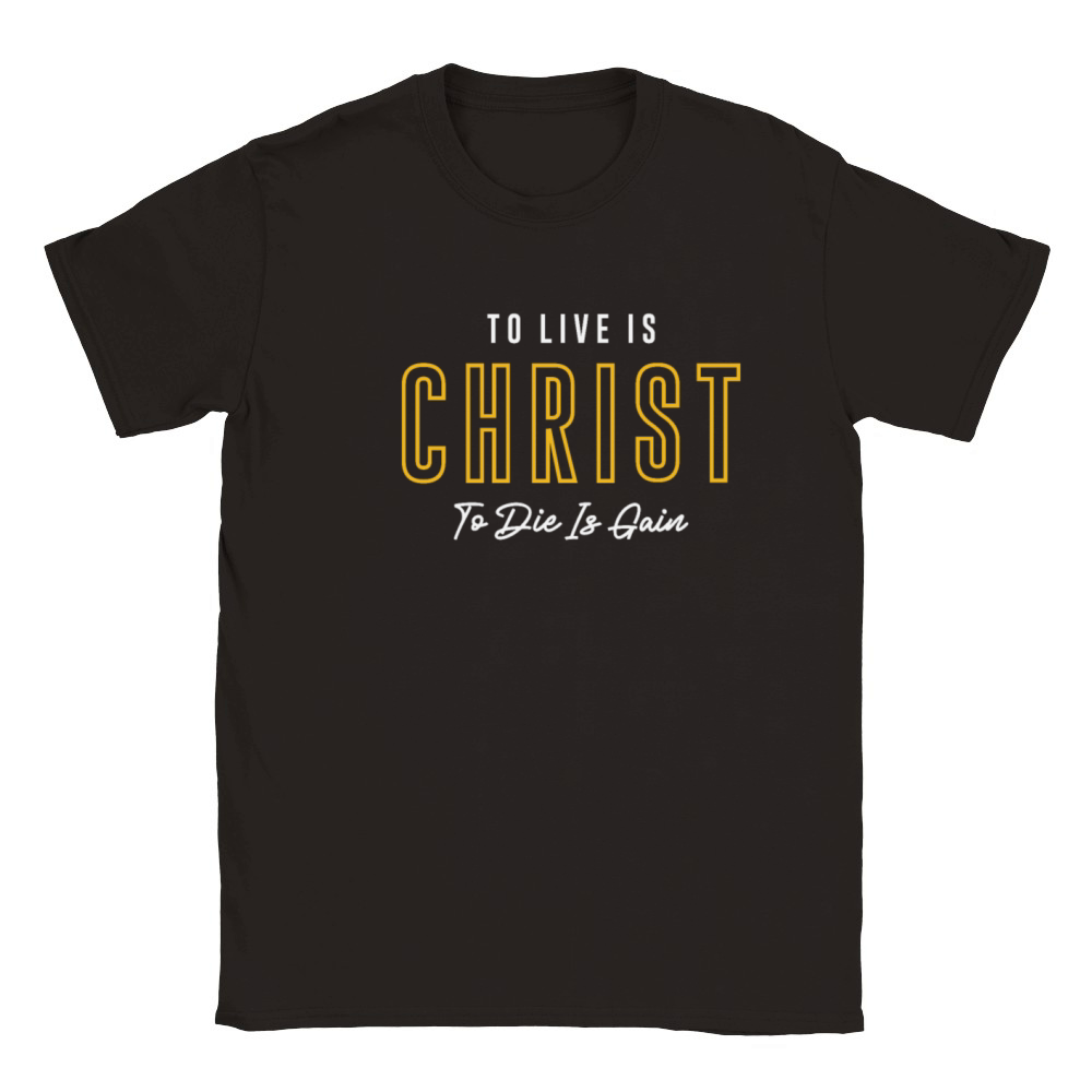 To Live Is Christ To Die Is Again - Christian Classic Kids Crewneck T-shirt
