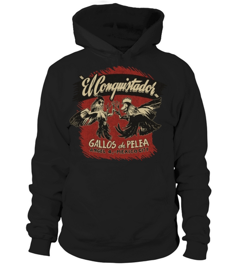 Vintage Mexican Fighting Cocks Hoodie Unisex