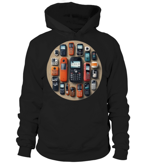 Vintage Phones T-Shirt Hoodie Unisex