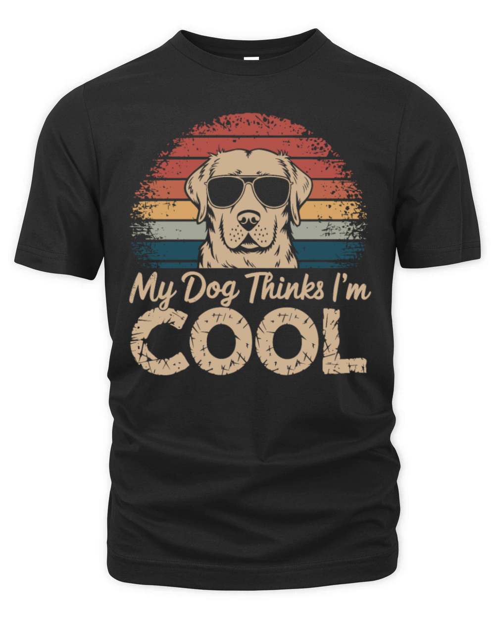 Labrador Retriever My Dog Thinks Im Cool Organic Unisex T-shirt