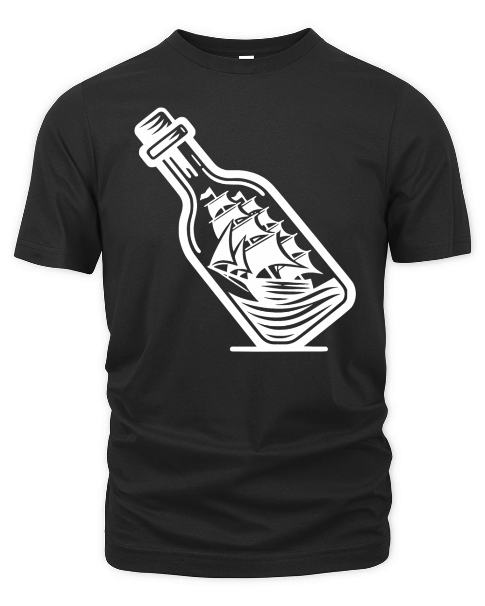 Sailing Ship With Sails Organic Unisex T-shirt