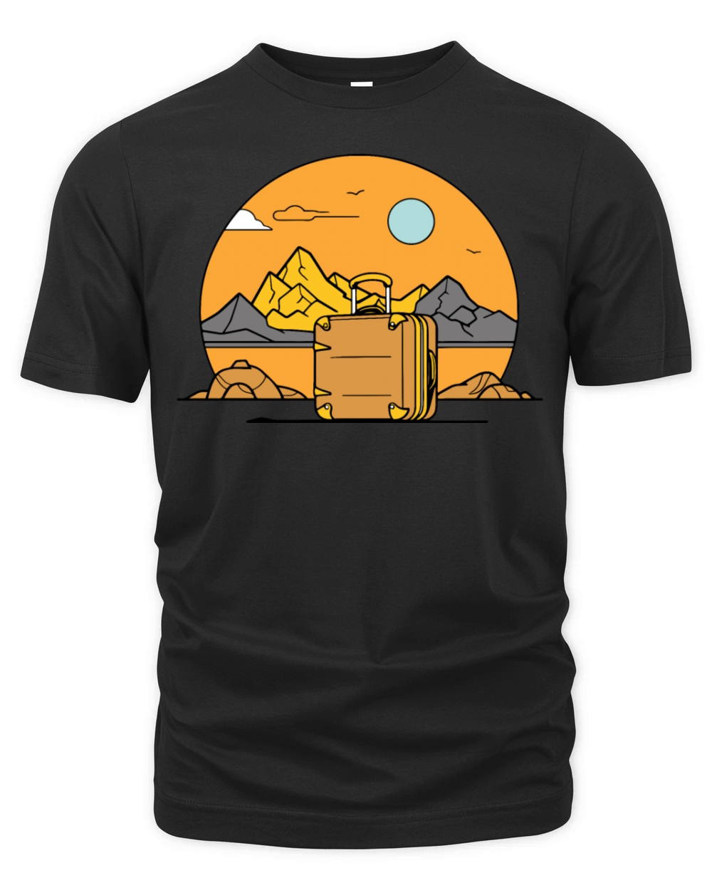 vintage travel Organic Unisex T-shirt