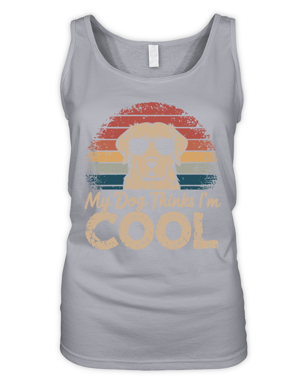 Labrador Retriever My Dog Thinks Im Cool Organic Women's Tank Top