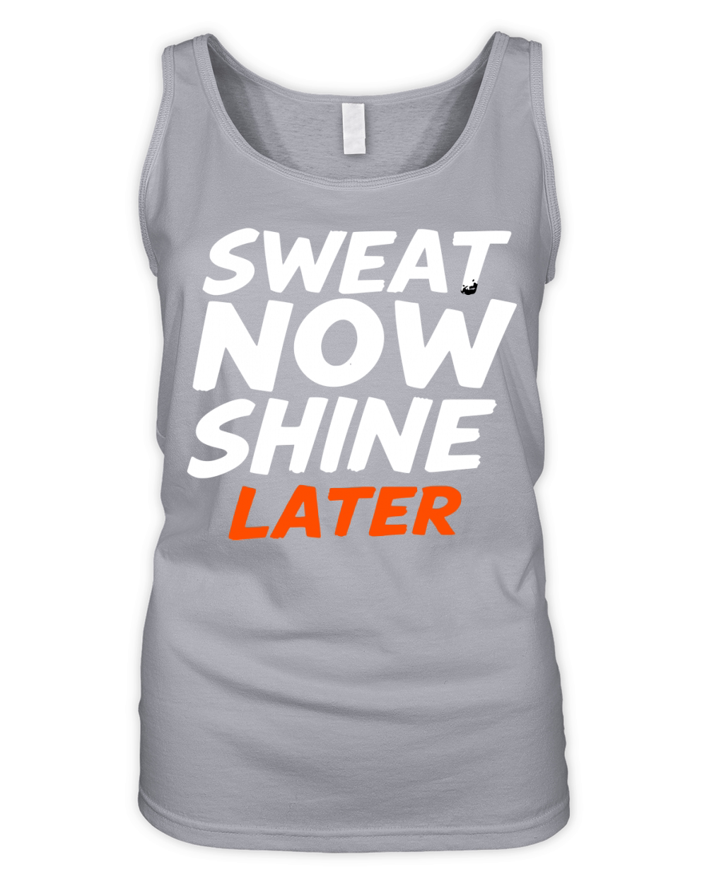 Sweat Now Shine Later Motivational vector g16 Organic Women's Tank Top