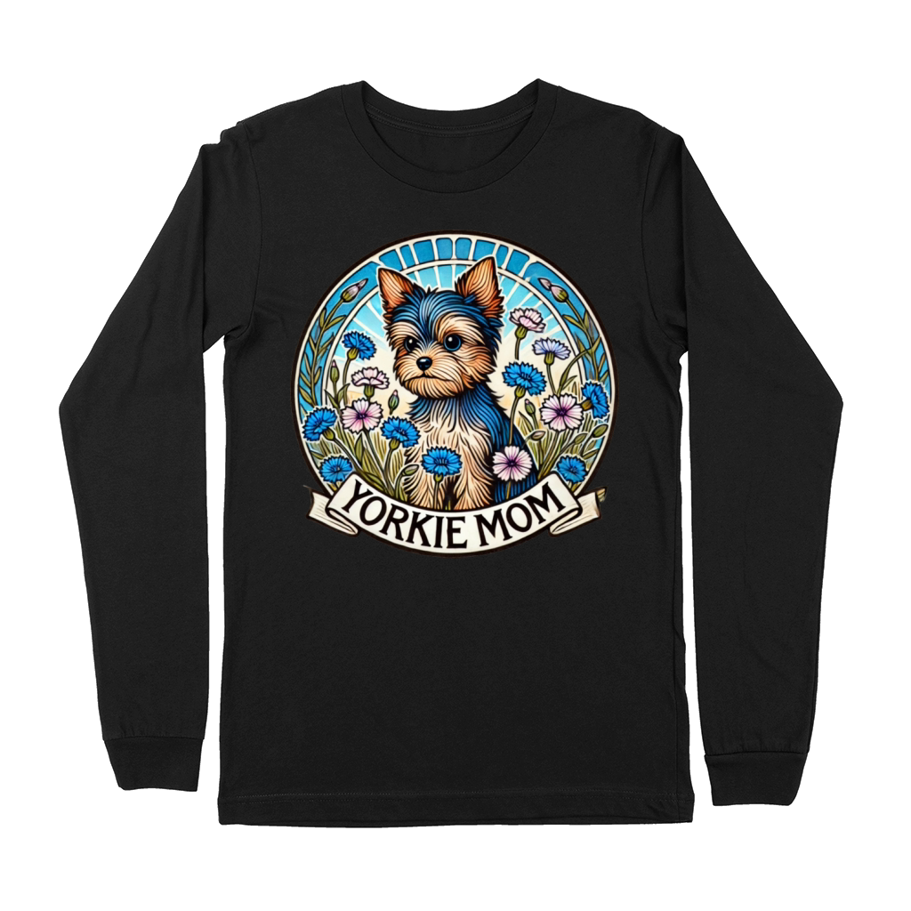 Yorkie Mom Premium Long Sleeve