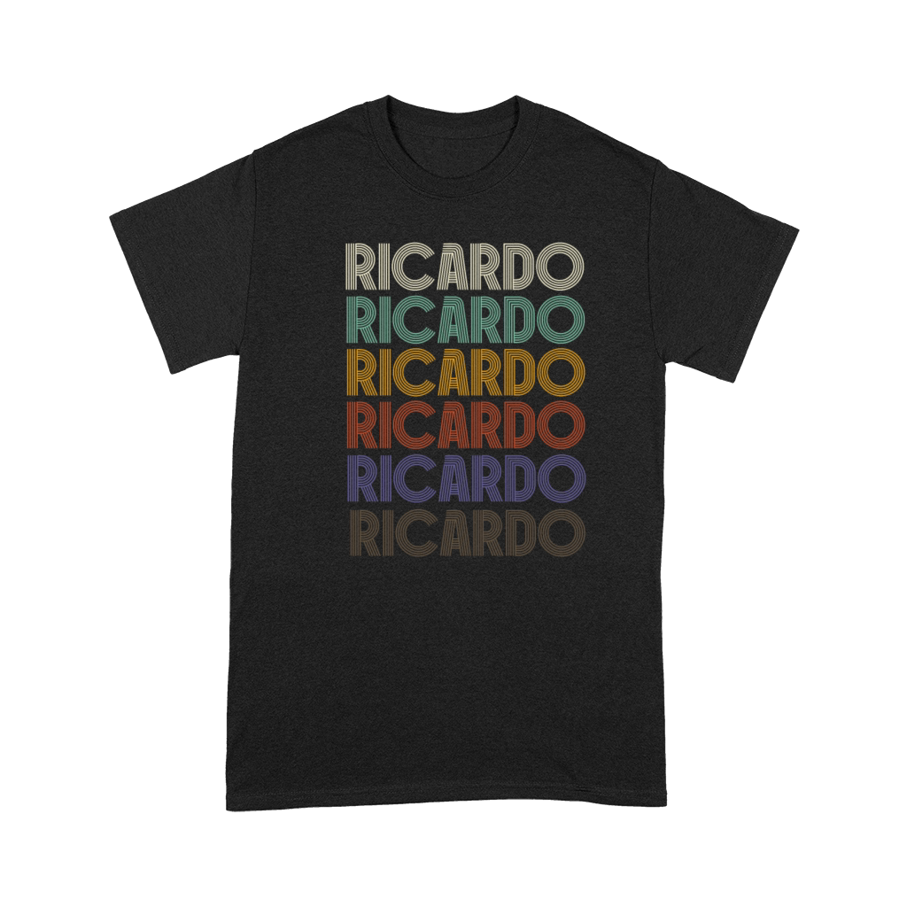 RICARDO First Name Retro Pattern Vintage Stylet Premium T-shirt