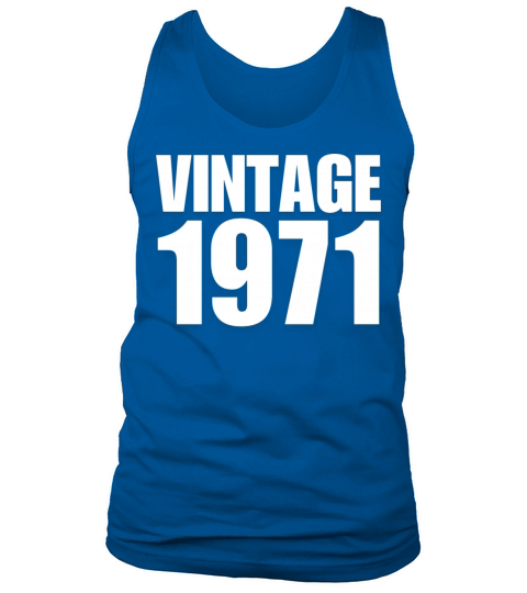 Vintage 1971 Tank Top Unisex