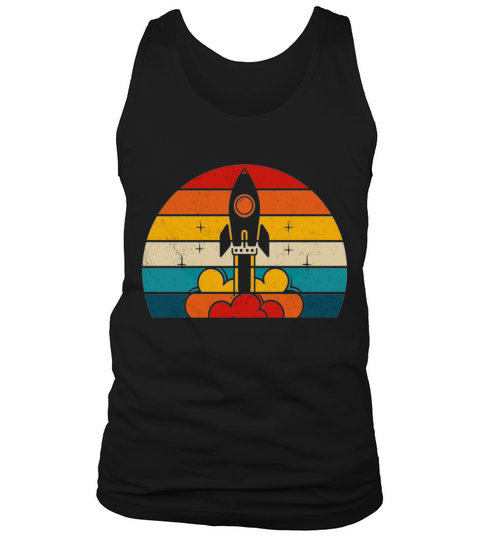 Vintage Rocket Tank Top Unisex