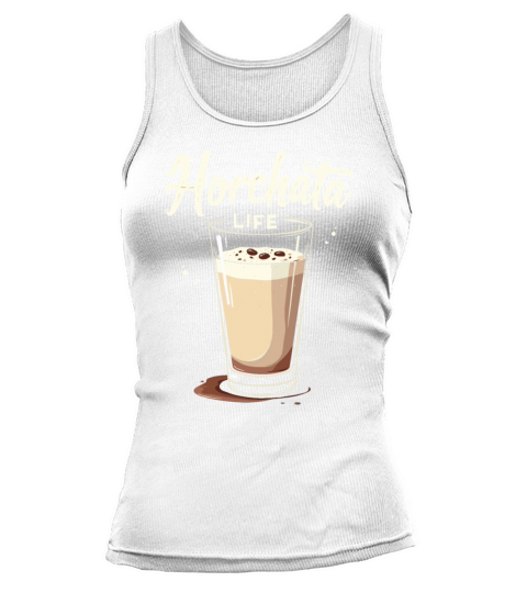 Vintage Retro Style Horchata Mexican Drink Summer Tank top Woman
