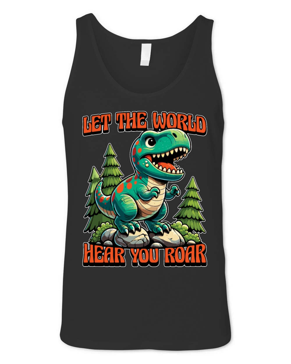 Paleontology Let The World Hear Your Prehistoric Unisex Jersey Tank