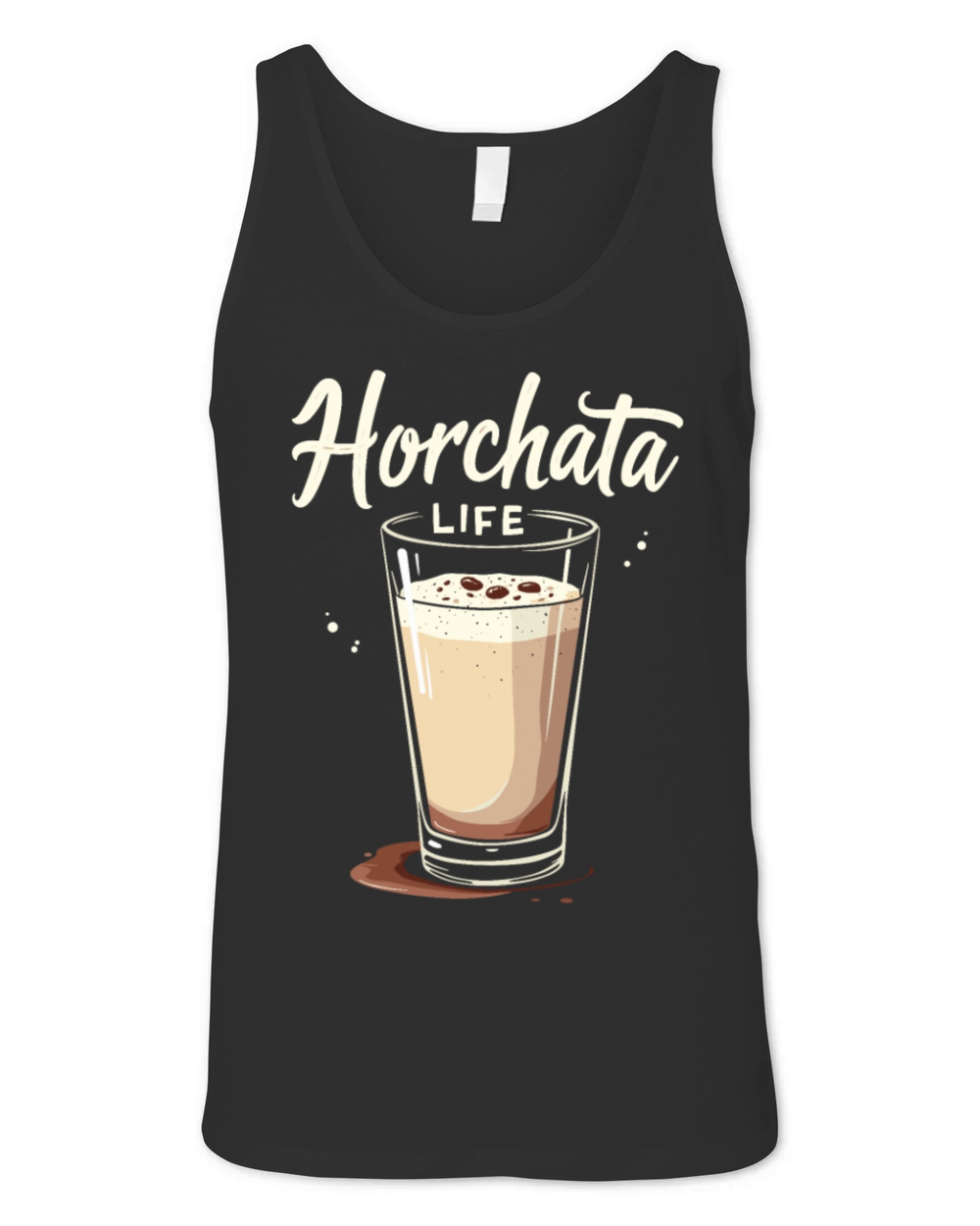Vintage Retro Style Horchata Mexican Drink Summer Unisex Jersey Tank