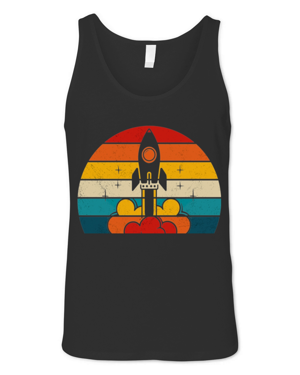 Vintage Rocket Unisex Jersey Tank