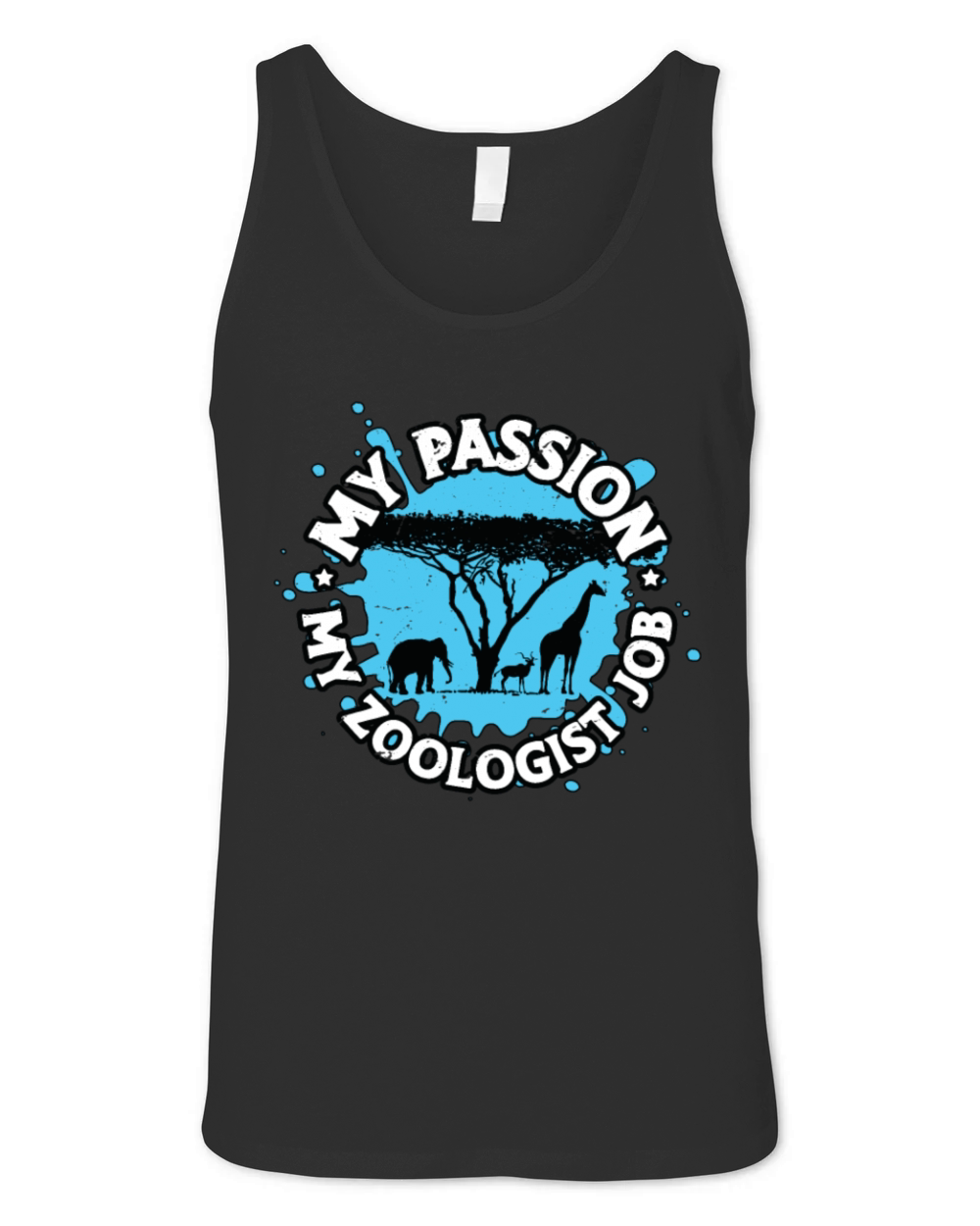 Zoologist My Passion My Zoologist Job Zookeeper Unisex Jersey Tank