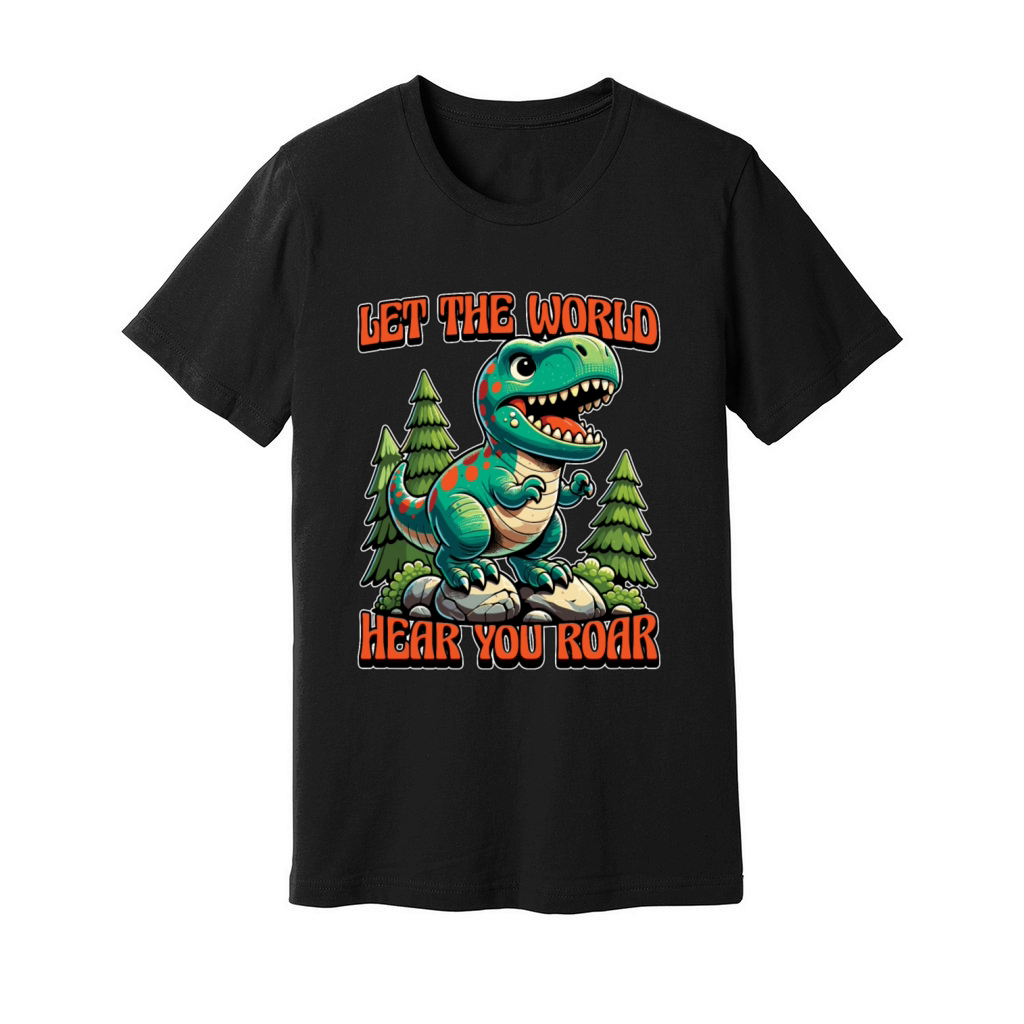 Paleontology Let The World Hear Your Prehistoric Unisex Jersey Tee