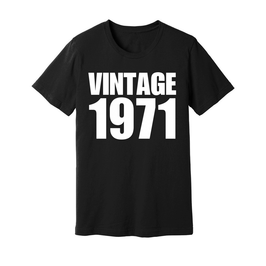 Vintage 1971 Unisex Jersey Tee