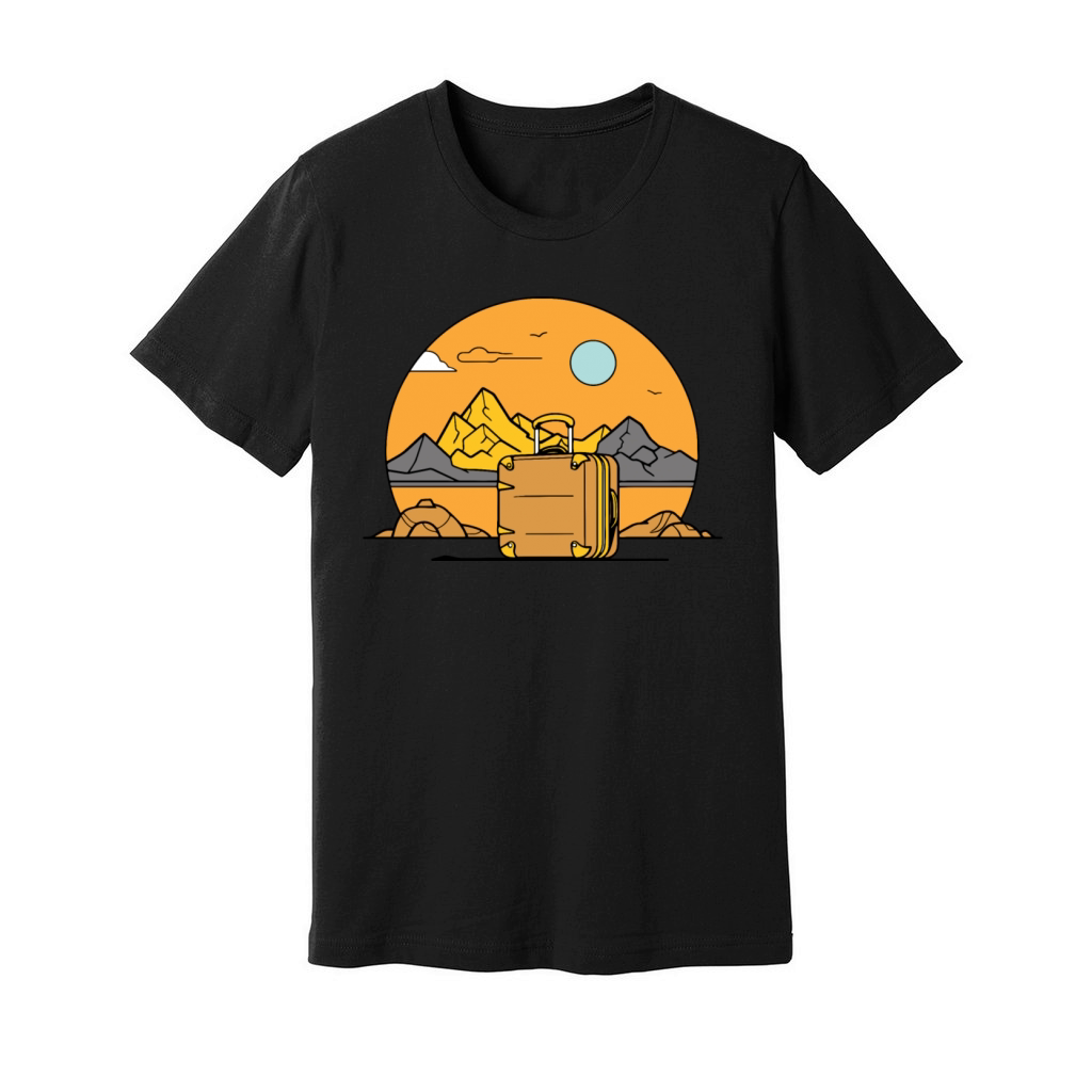 vintage travel Unisex Jersey Tee