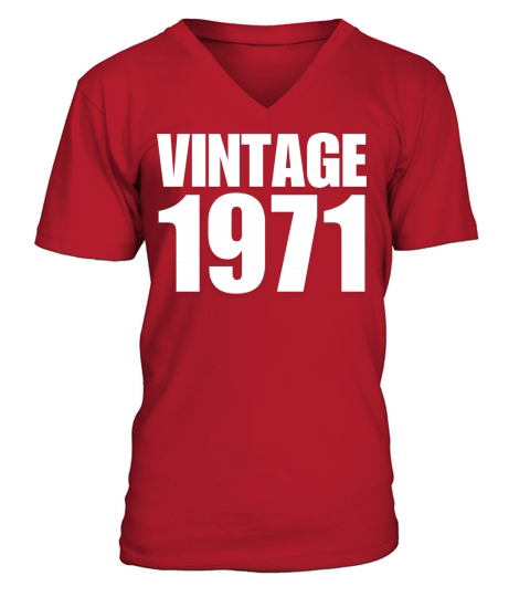 Vintage 1971 V-Neck T-shirt