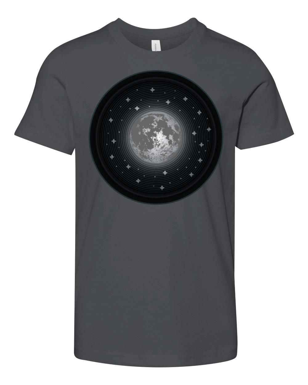 Moon Gazing - Vinyl Youth Unisex Jersey Tee
